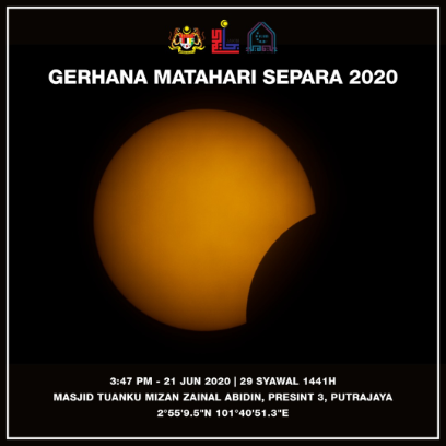 Gerhana Matahari Separa Jun 2020 9